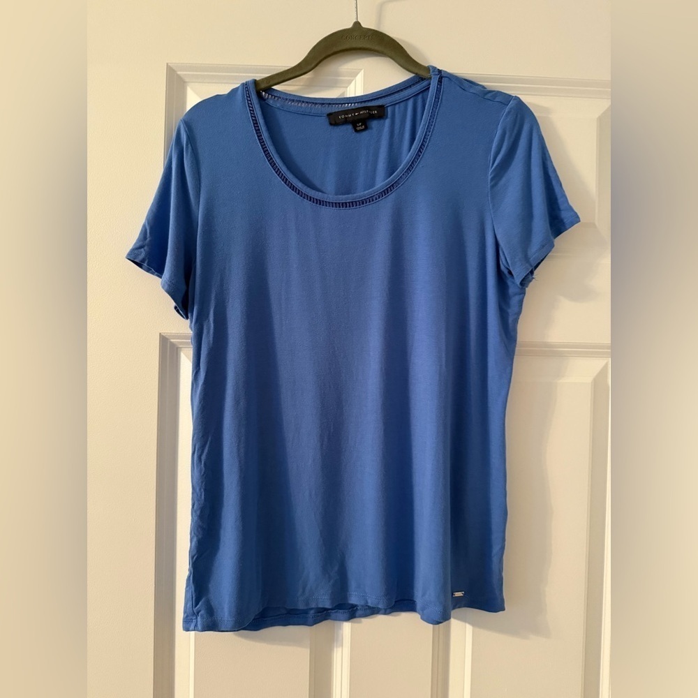 Tommy Hilfiger | Light Blue Short Sleeved Top | Size S